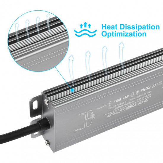 LED Driver, 12V, 60W  - 5A