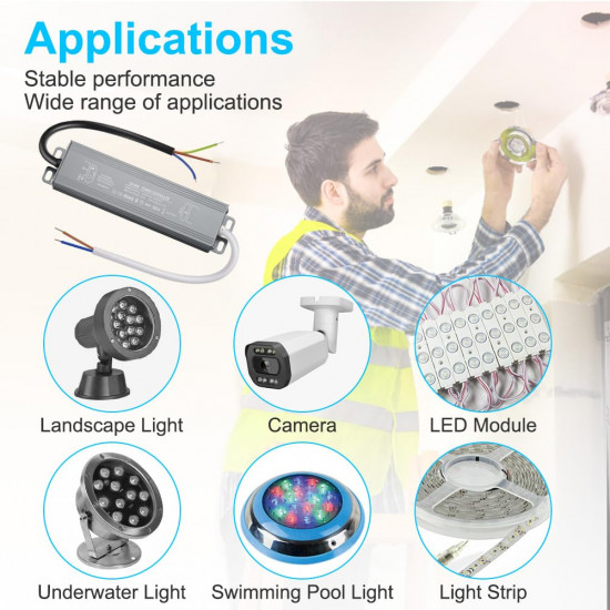 LED Driver, 12V, 60W  - 5A