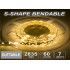 S-shaped “BENDABLE LED” 7mm LED strip.  50 metre roll